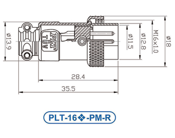 PLT-165-PM-R 錩鋼 金屬 連接器